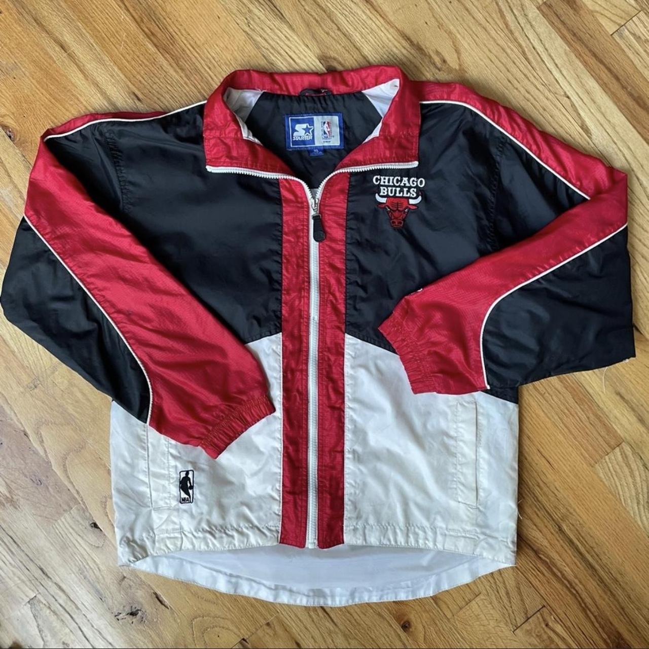 Chicago bulls starter jacket 90s deadstock new with tags for Sale in  Chicago, IL - OfferUp