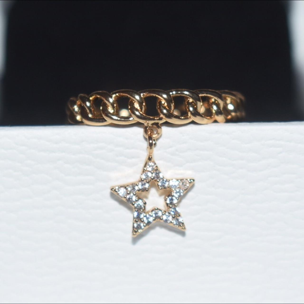 Diamond Star Chain Ring