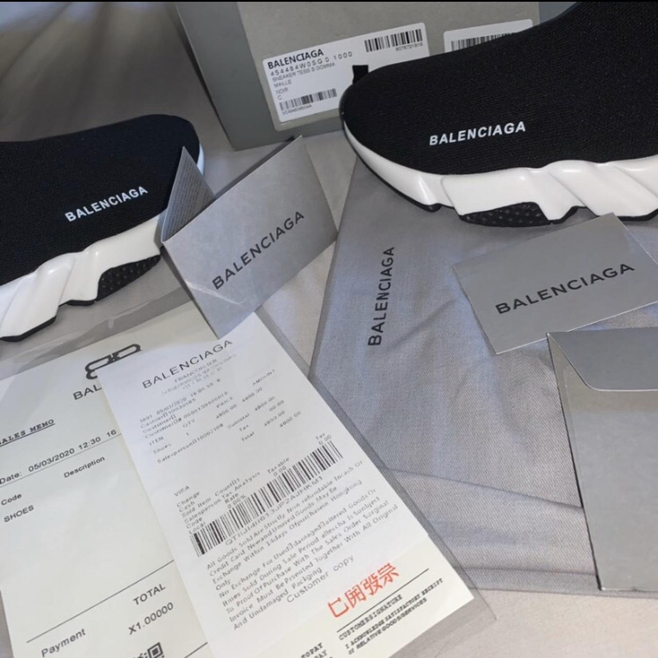 Balenciaga runners discount box