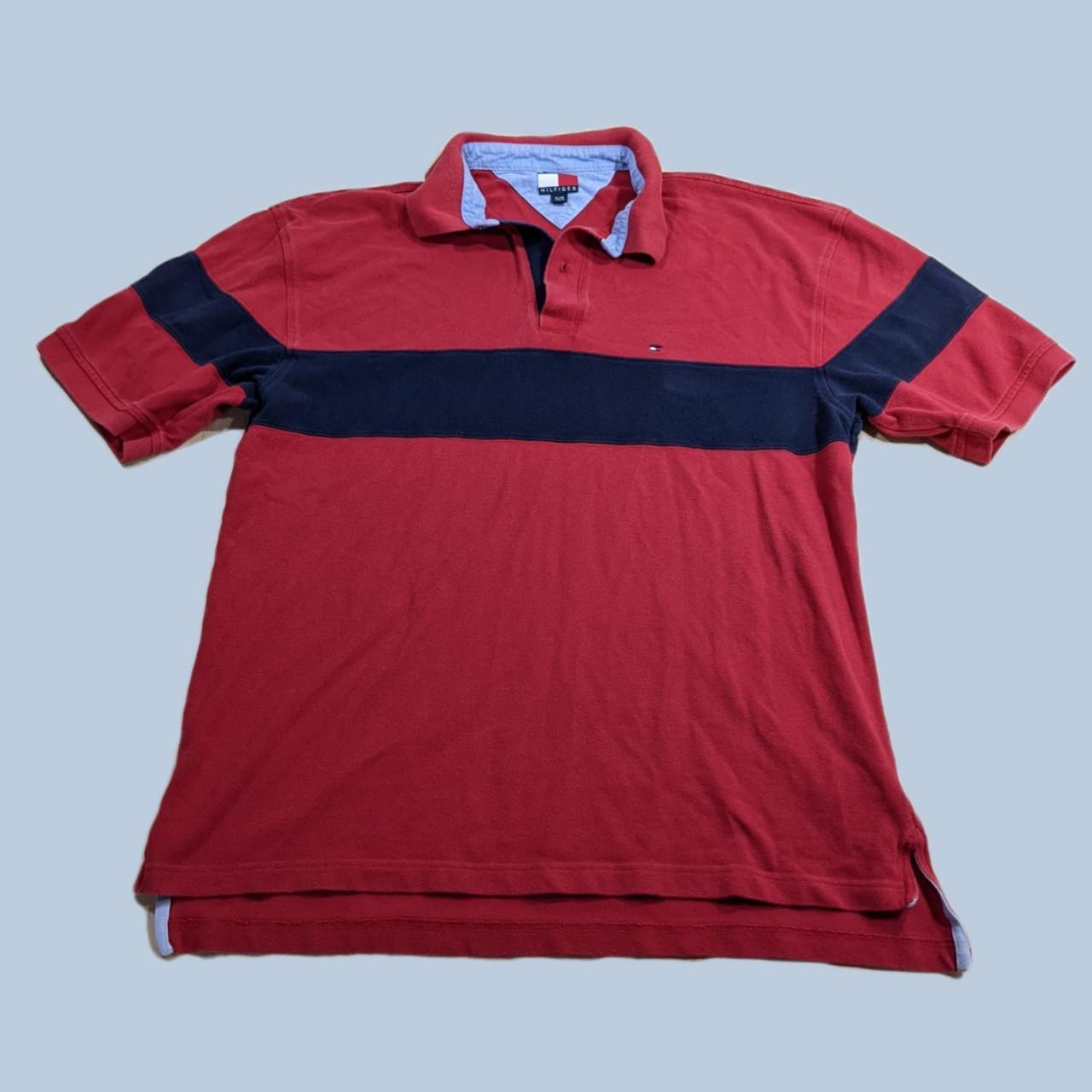 Vintage Tommy Hilfiger polo shirt Label size:... - Depop