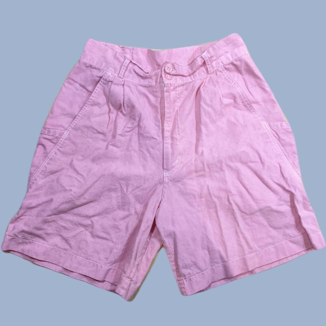 Vintage jeans gitano pink cut off denim shorts Y2K... - Depop