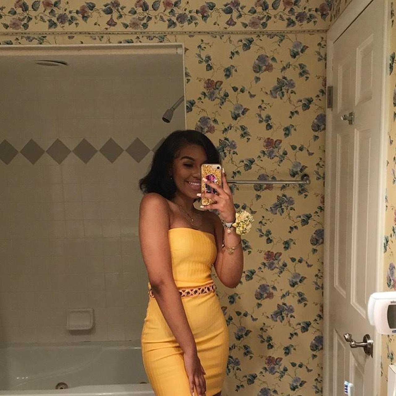 Missguided Women's Yellow Dress (2)