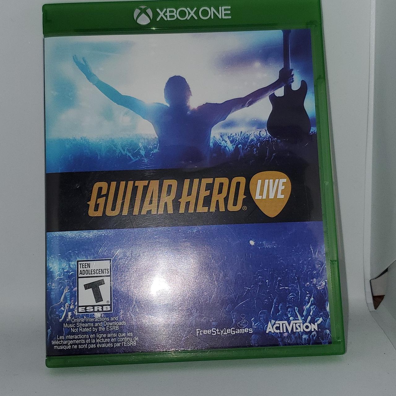 Xbox One Guitar Hero Live Game (comes with guitar... - Depop