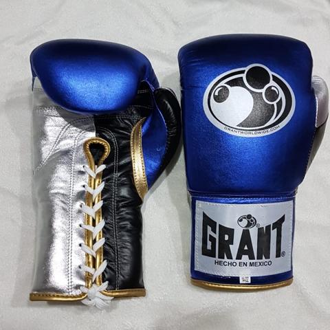 GRANT BOXING GLOVES SET WITH HEAD GEAR&GAURD PURE-COWHIDE-LEATHER