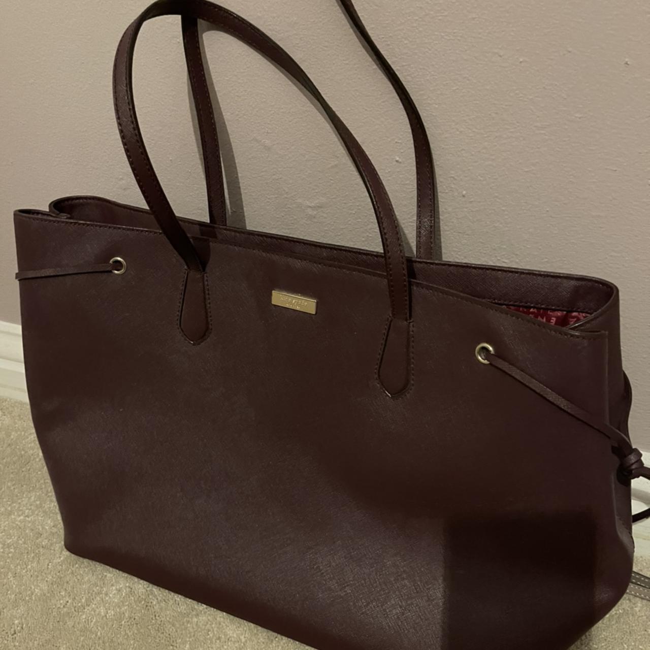 Kate Spade Bixby Place Burgundy Crossbody Handbag Purse Satchel. READ!! |  eBay