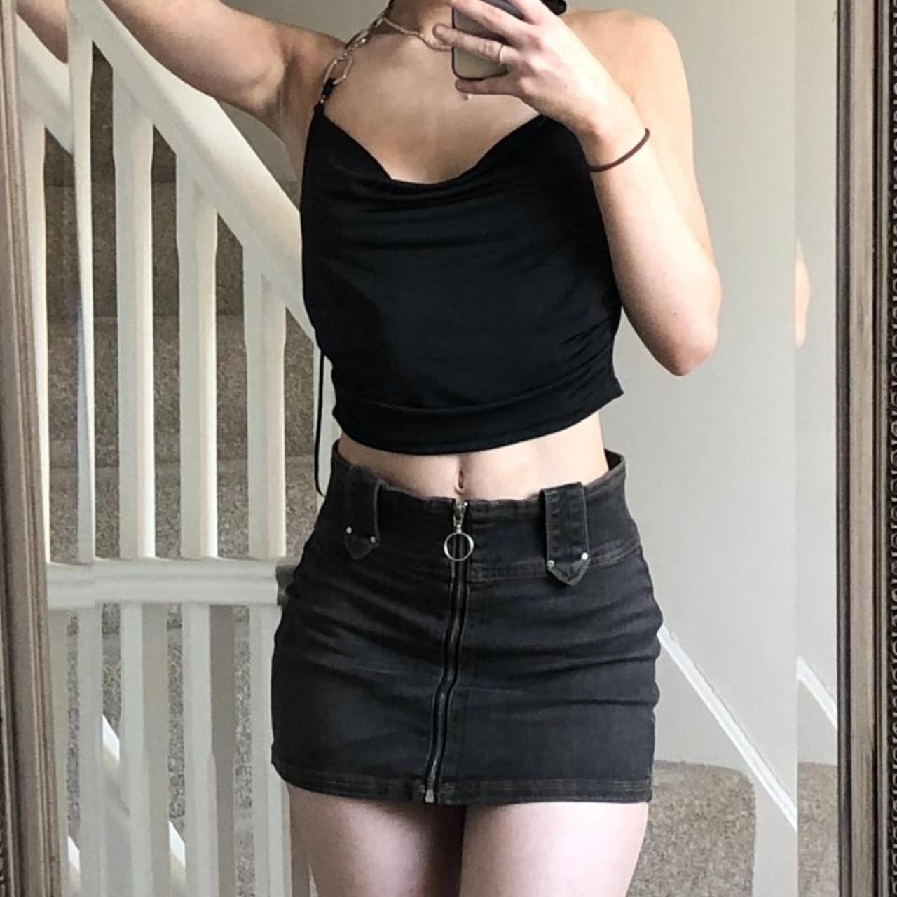 urban outfitter mini skirt size S denim never... Depop