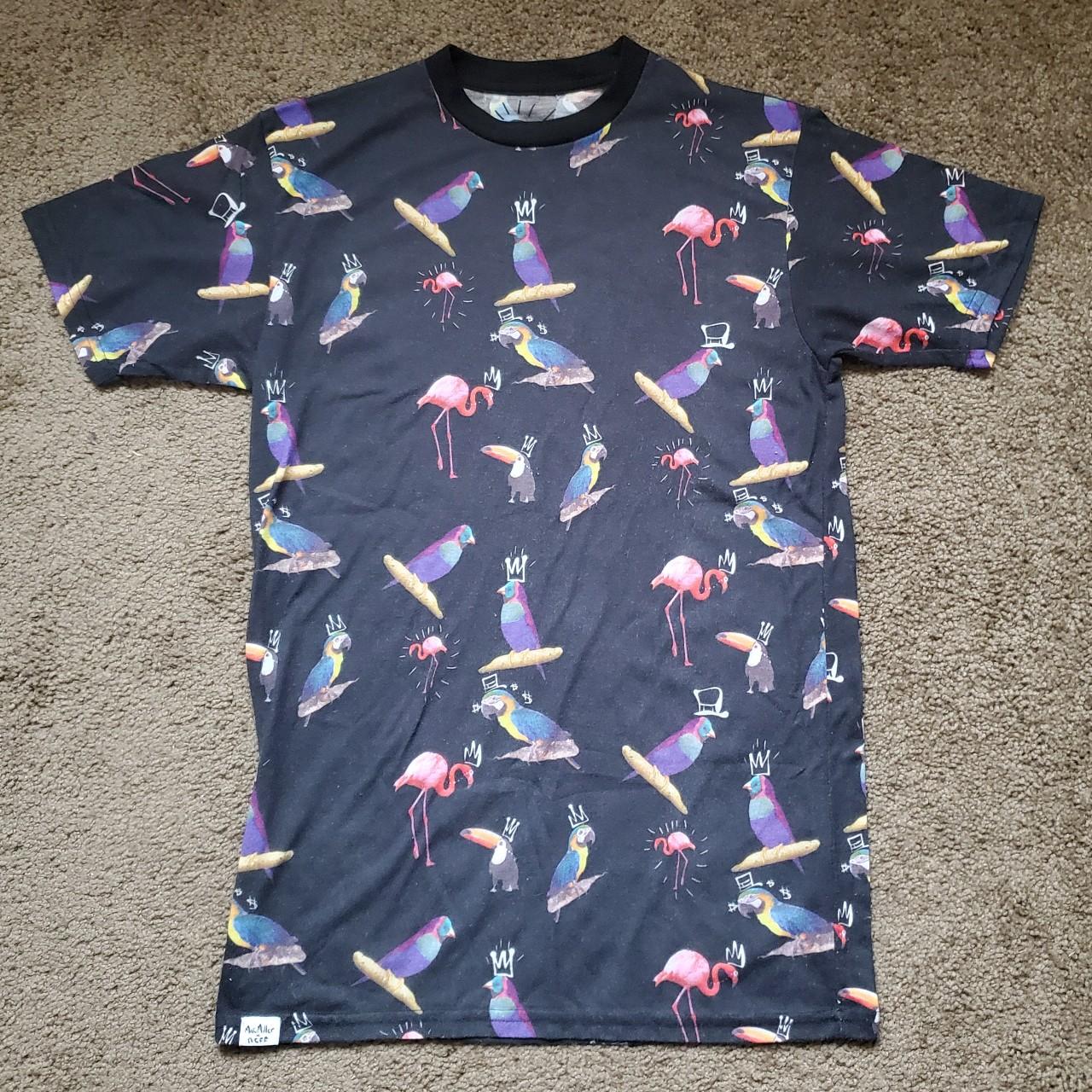 Most Dope Bird King all over T-shirt Mac Miller Depop