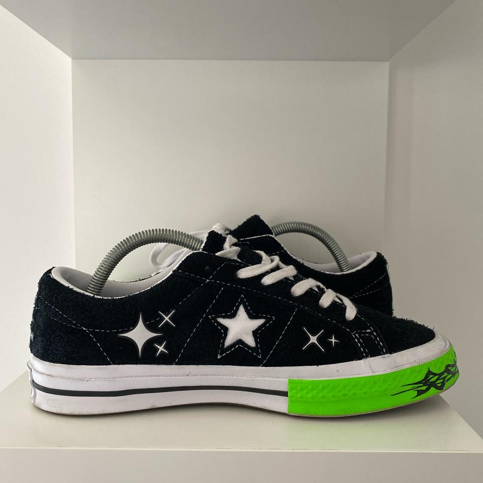 jaula hacer clic Altoparlante Converse one star Yung Lean “toxic”, mad rare, 25 cm... - Depop