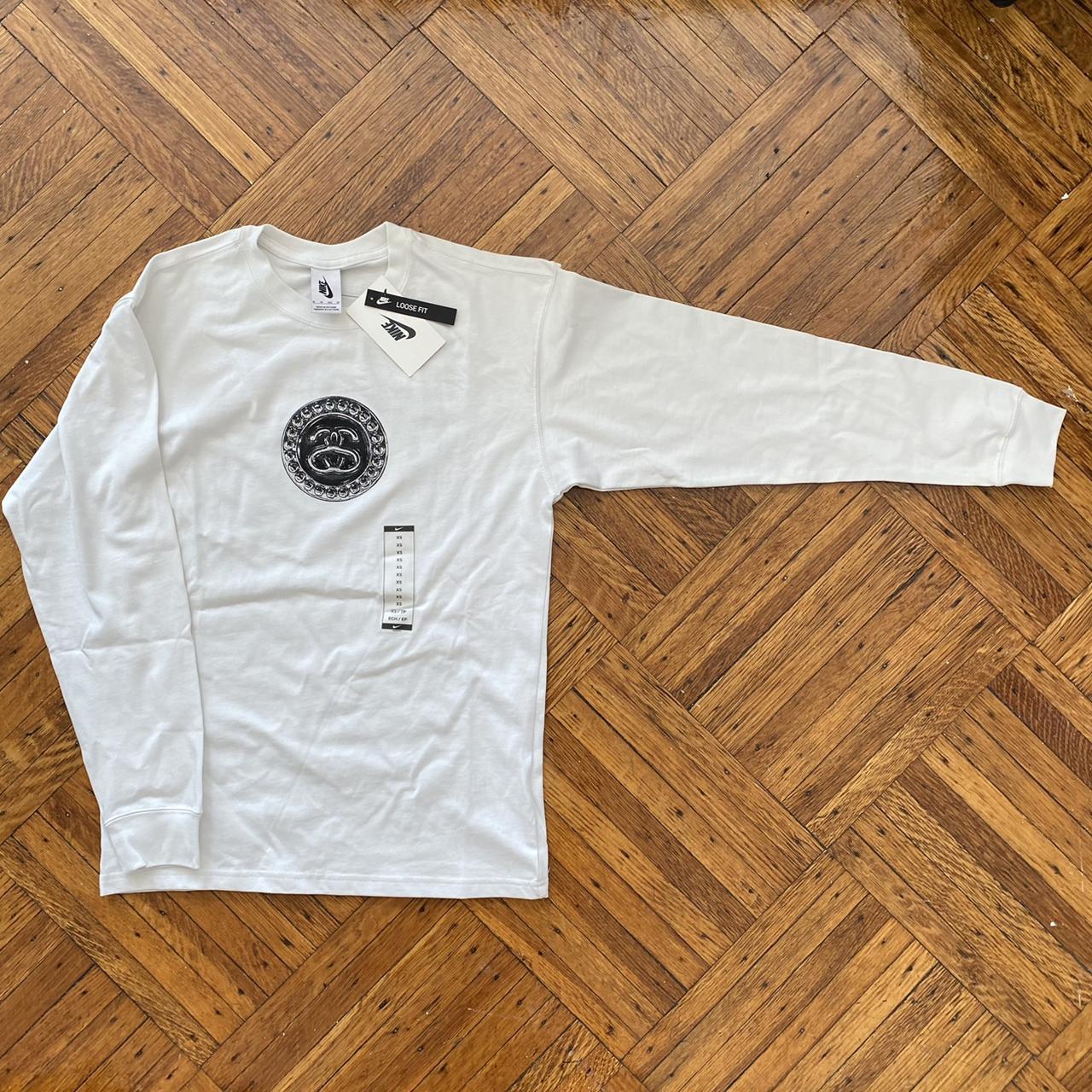 Stussy x Nike Summit White NRG Long Sleeve Tee... - Depop