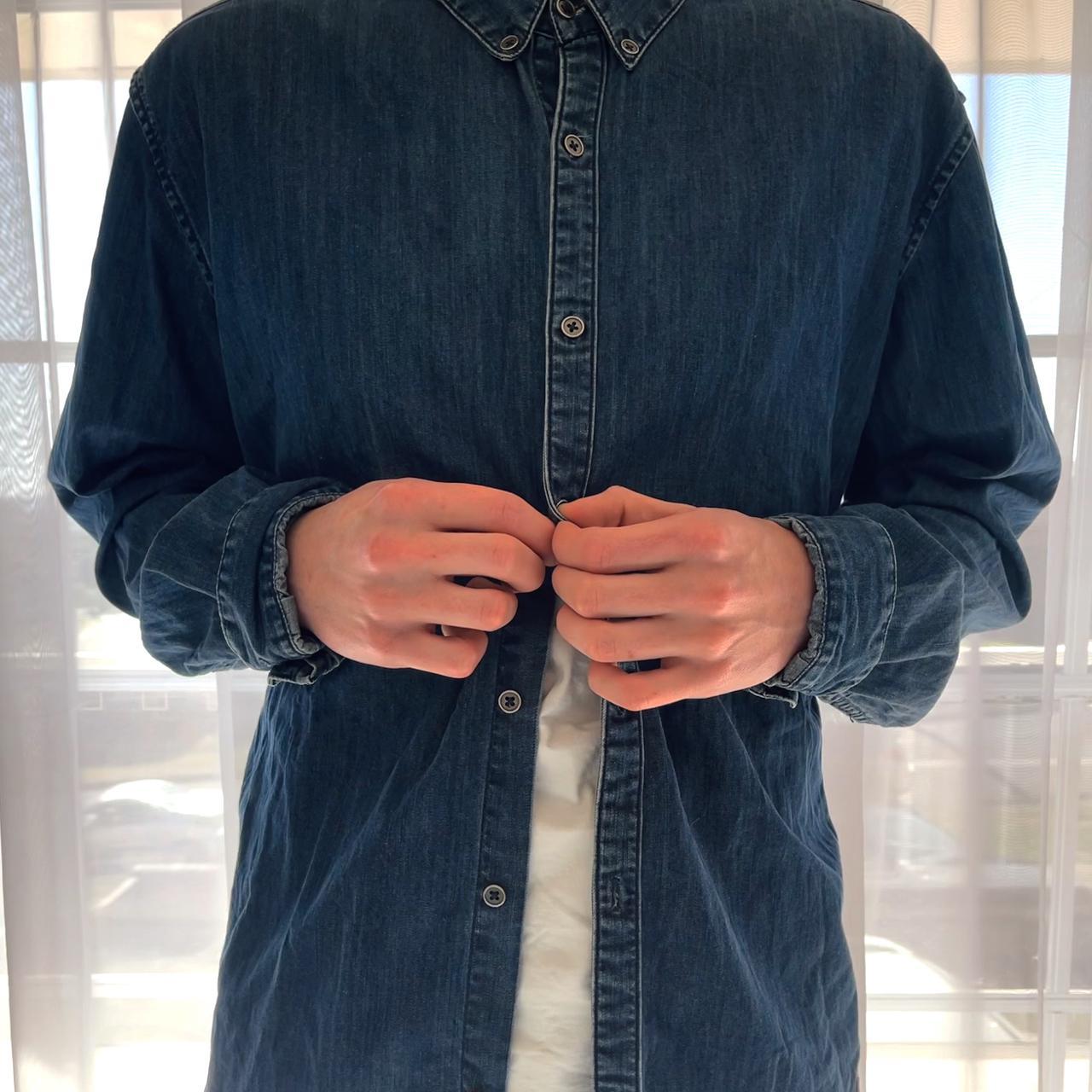 Stüssy Men's Blue Shirt | Depop