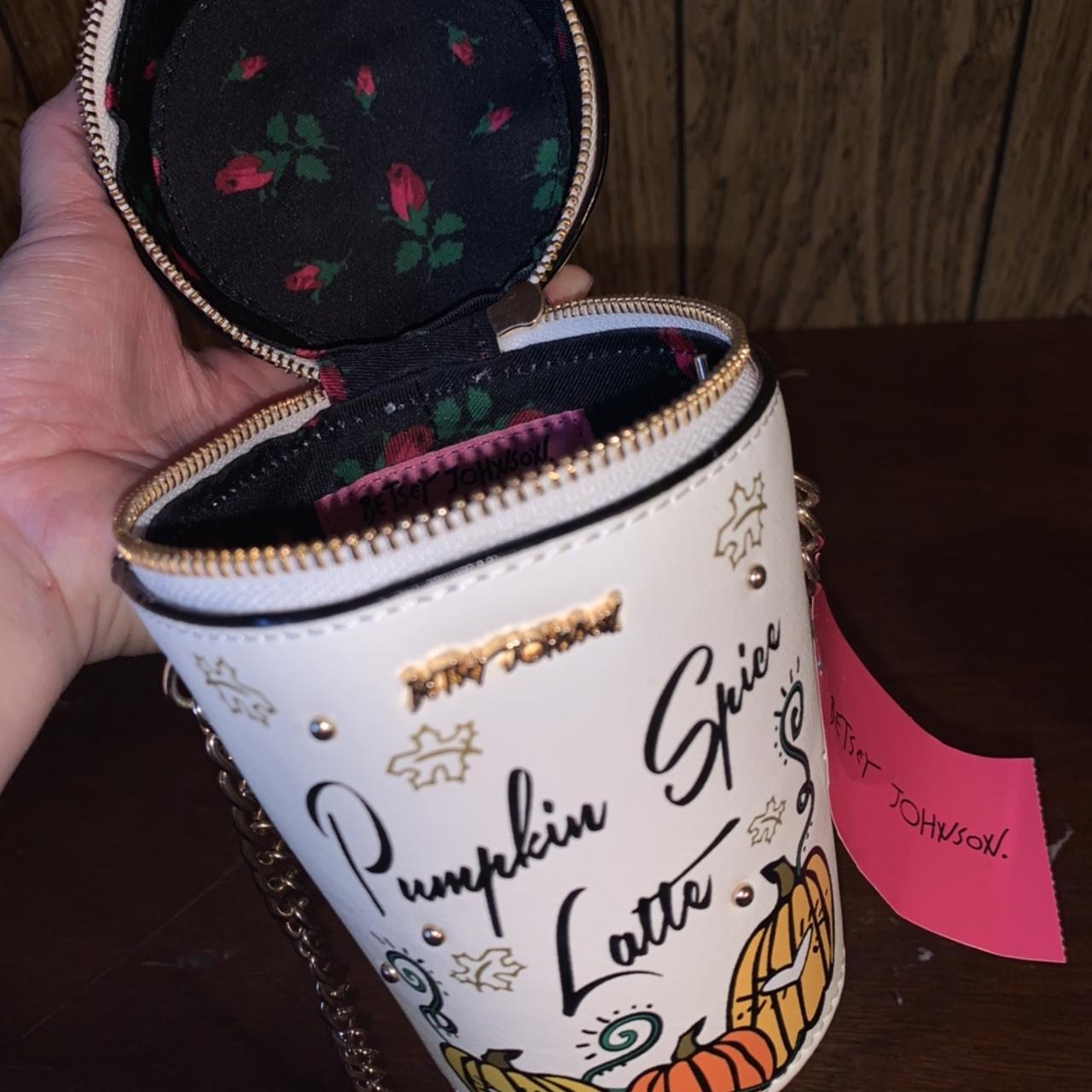 Betsey johnson pumpkin spice purse online