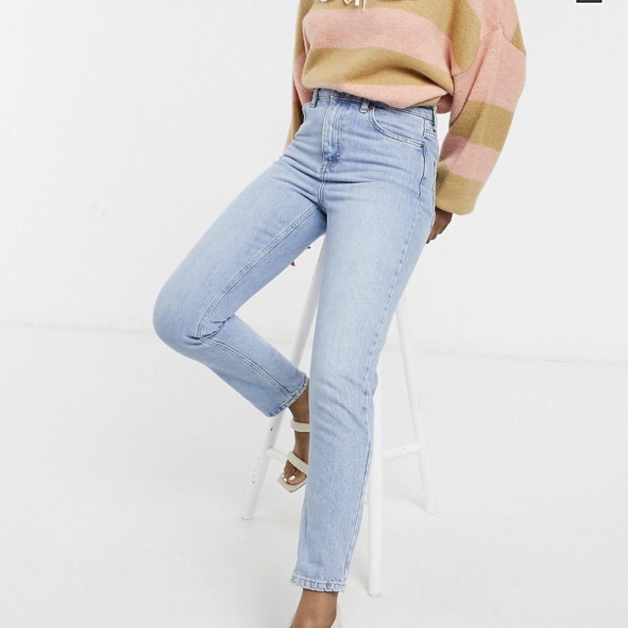 Topshop bleach best sale mom jeans