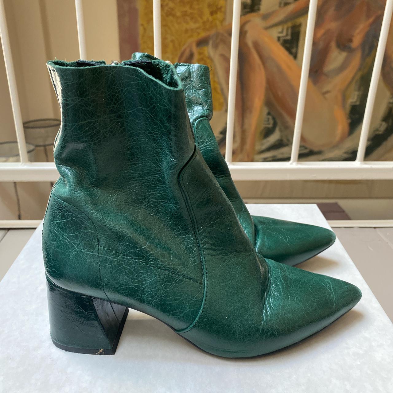 green booties size 11