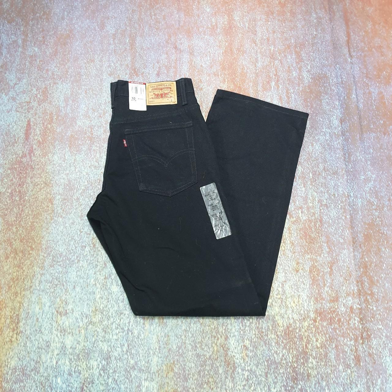 Vintage Levi's 577 jeans in Black made in... - Depop