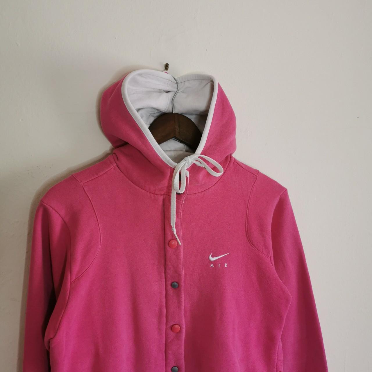 pink vintage nike hoodie