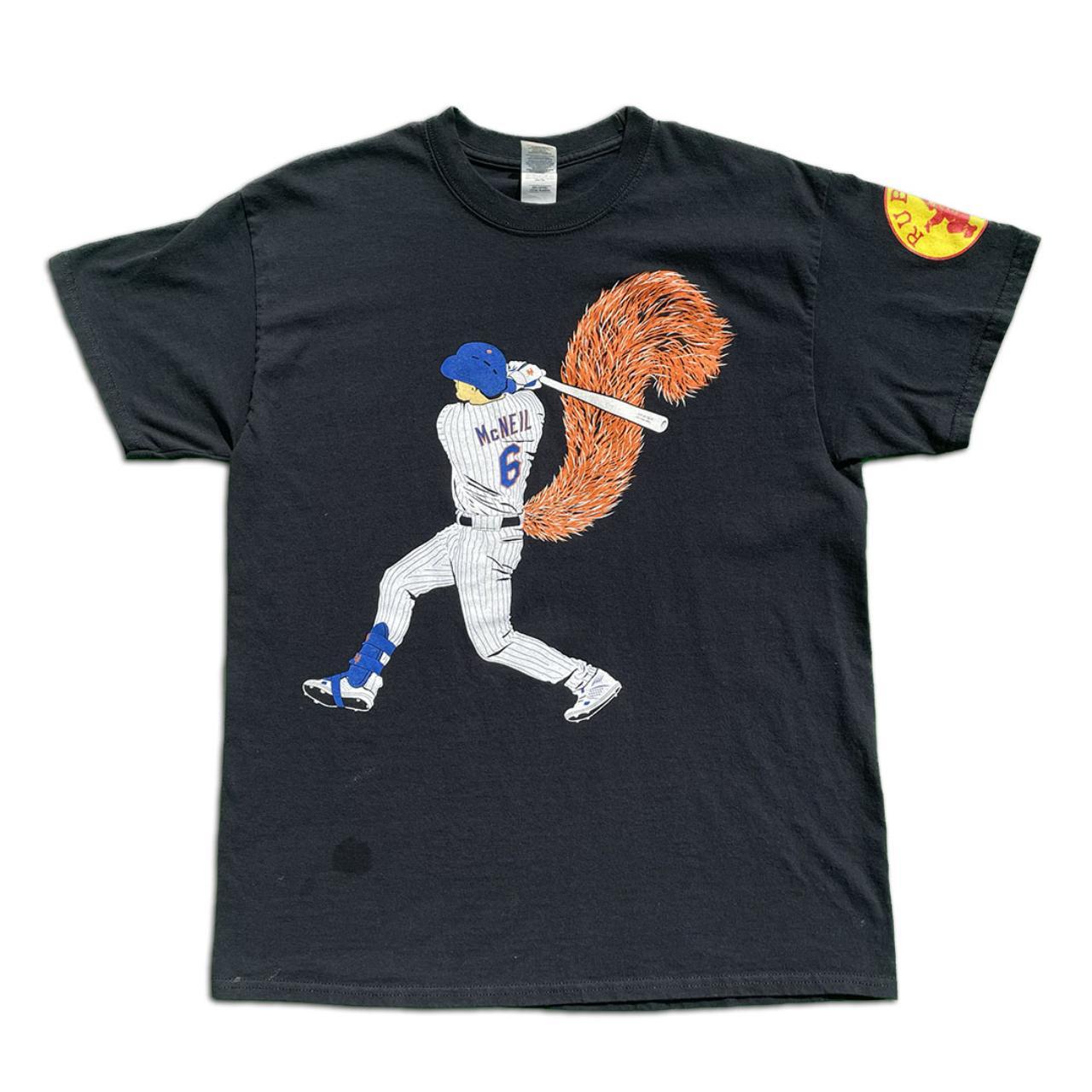 Jeff McNeil 6 Cartoon signature shirt New York Mets - Depop