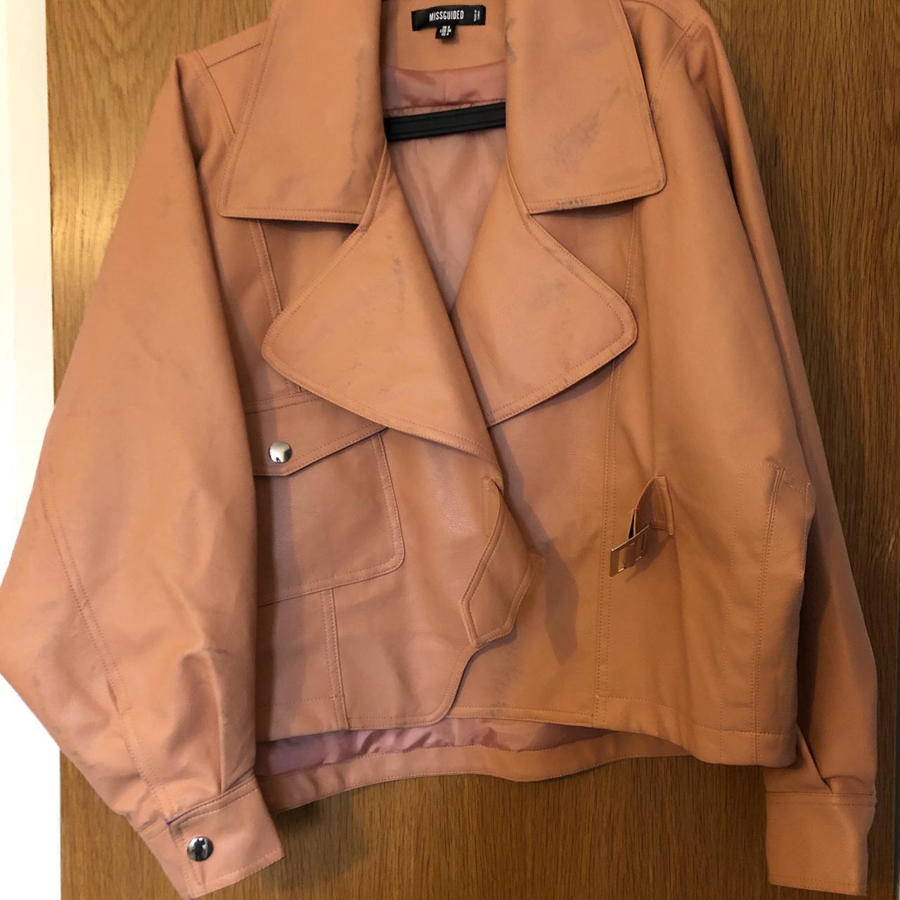 Missguided Faux Leather Jacket Never Been Worn Depop