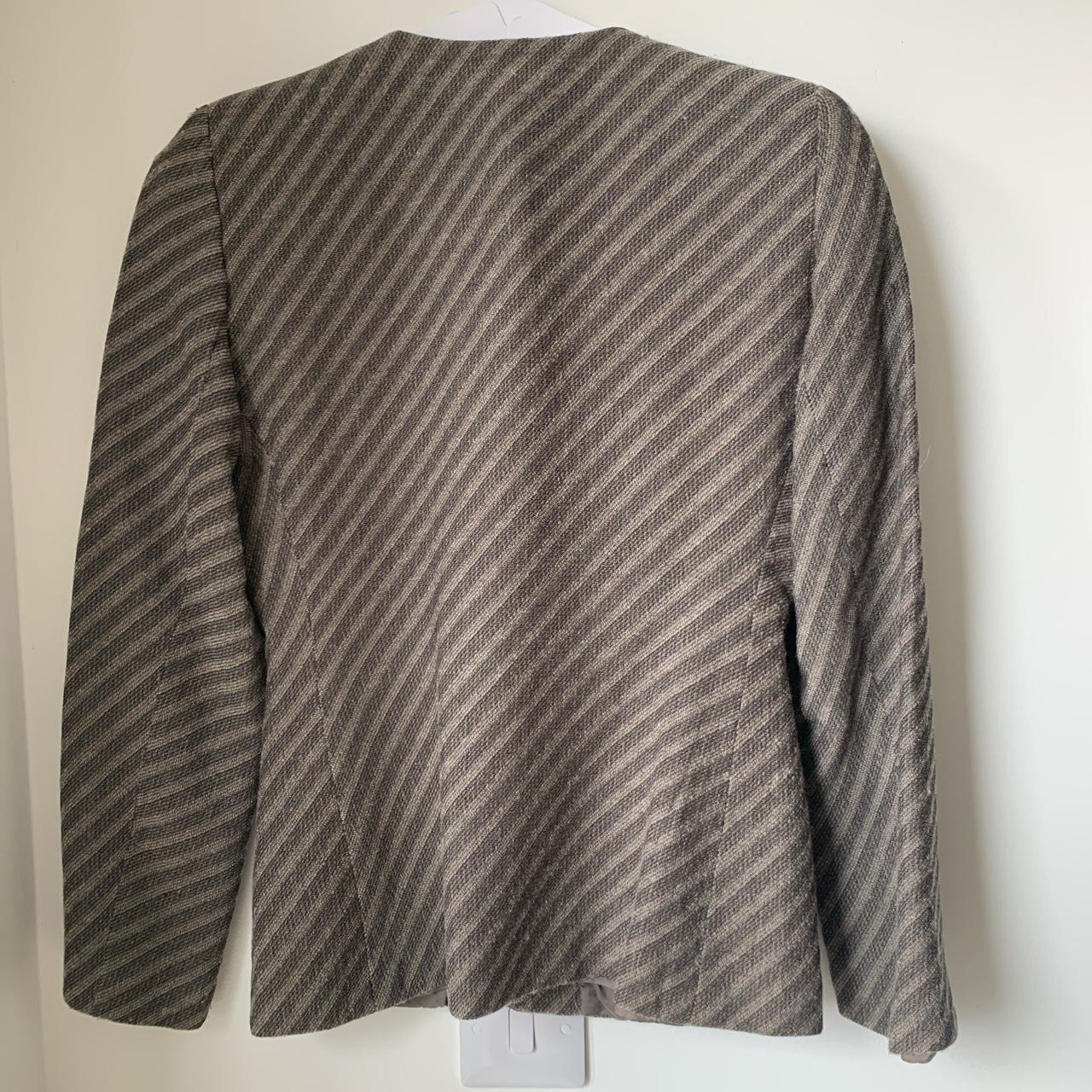 Giorgio Armani Women's Grey Jacket | Depop