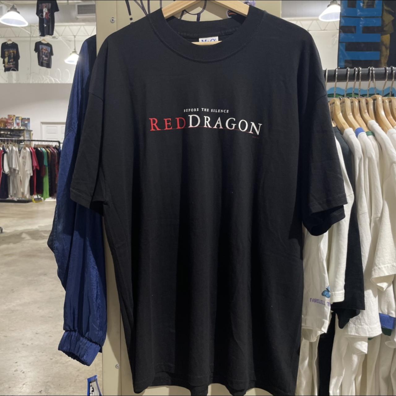 2002 Red Dragon Movie Title tee - Black Size XL, -...