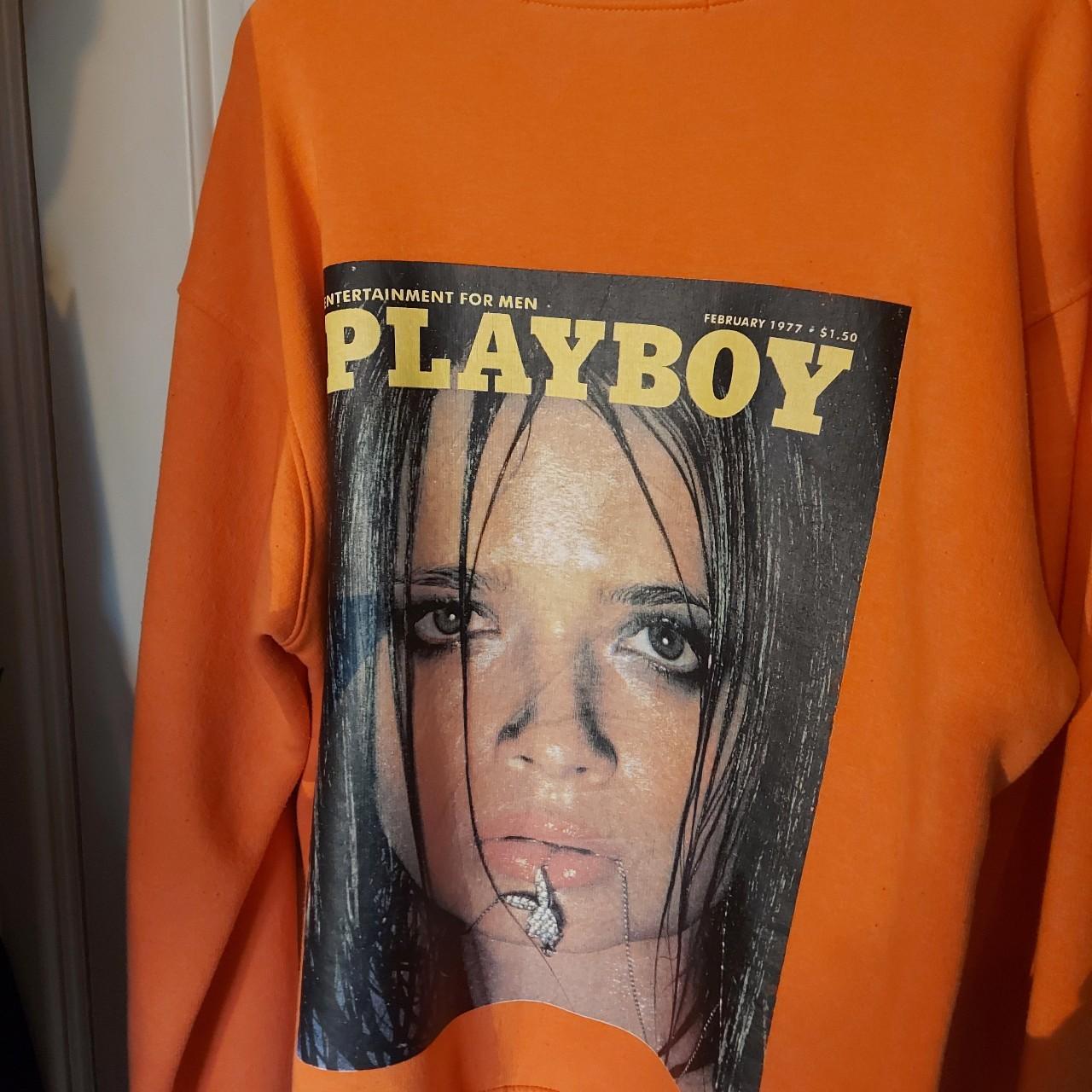 Orange outlet playboy jumper