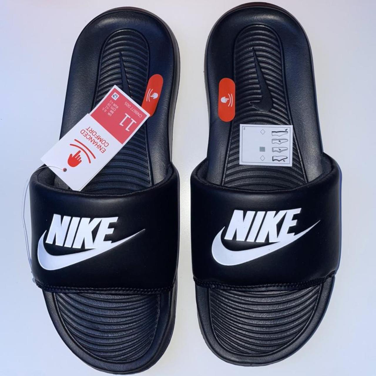 blue bandana nike slides