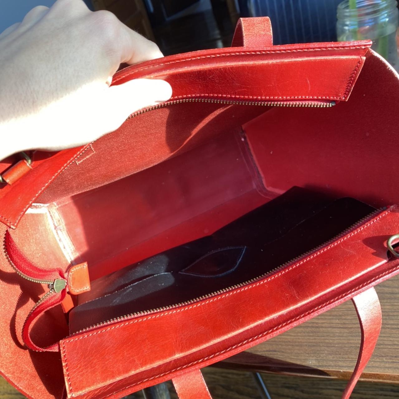 Product Image 3 - VereVerto convertible red leather tote