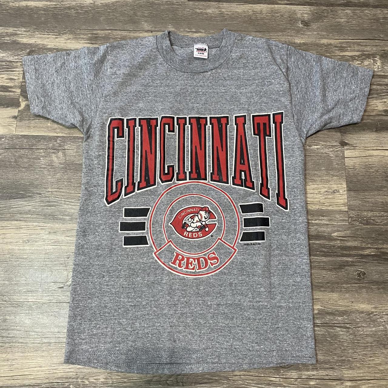 Vintage 80s Clothing MLB Cincinnati Reds Baseball Men Size 