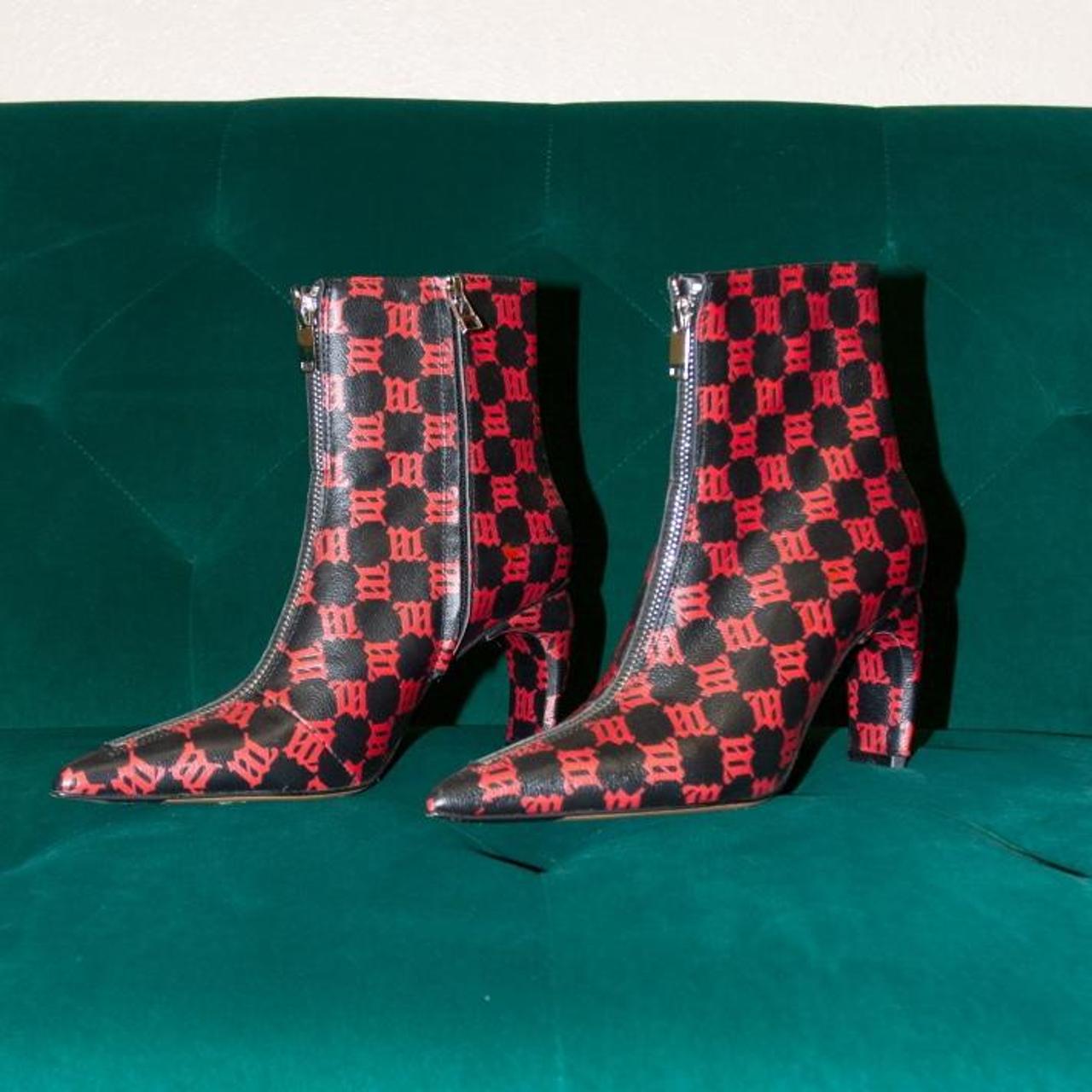 louis vuitton boots red