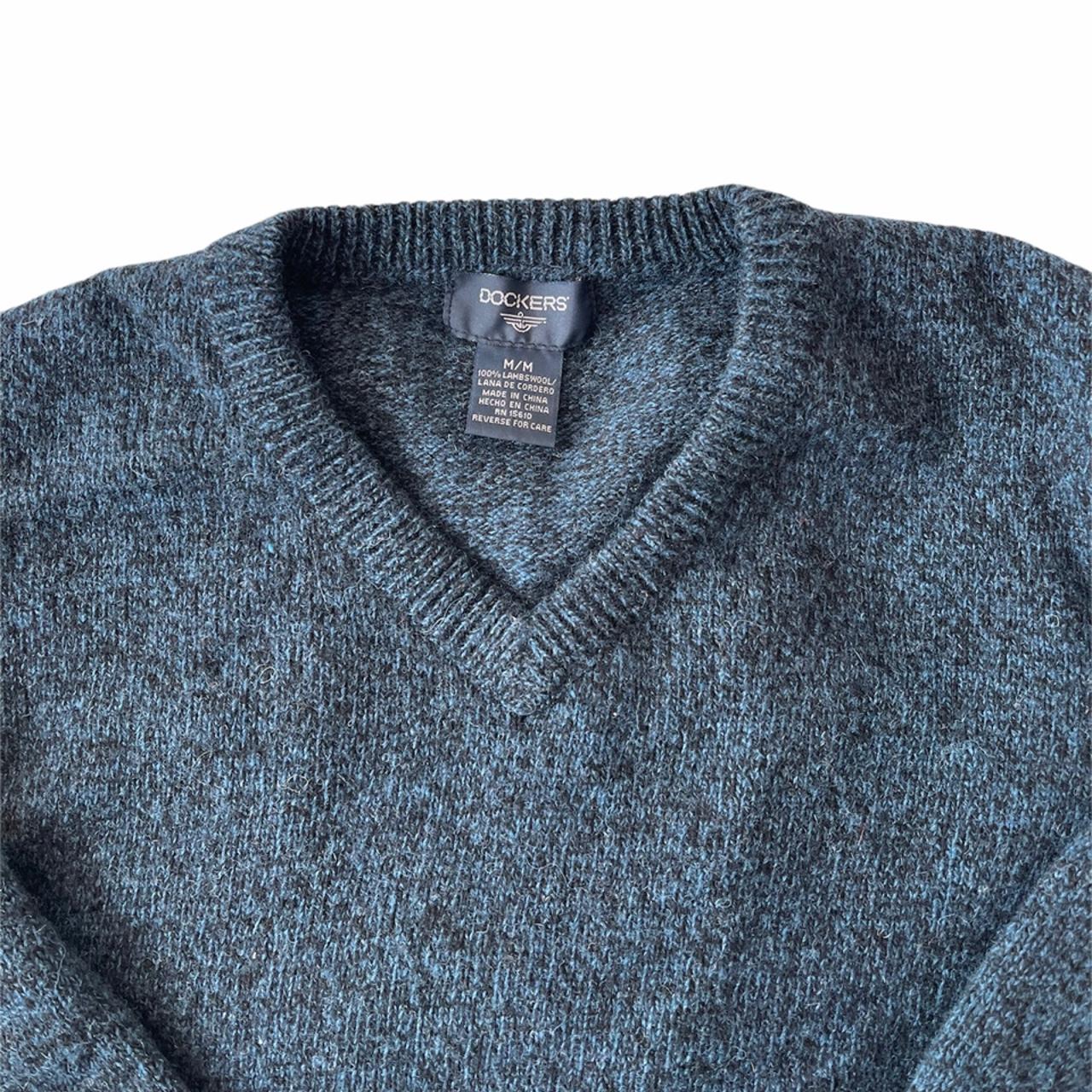 Medium (M), navy, cropped crewneck sweater. Material... - Depop