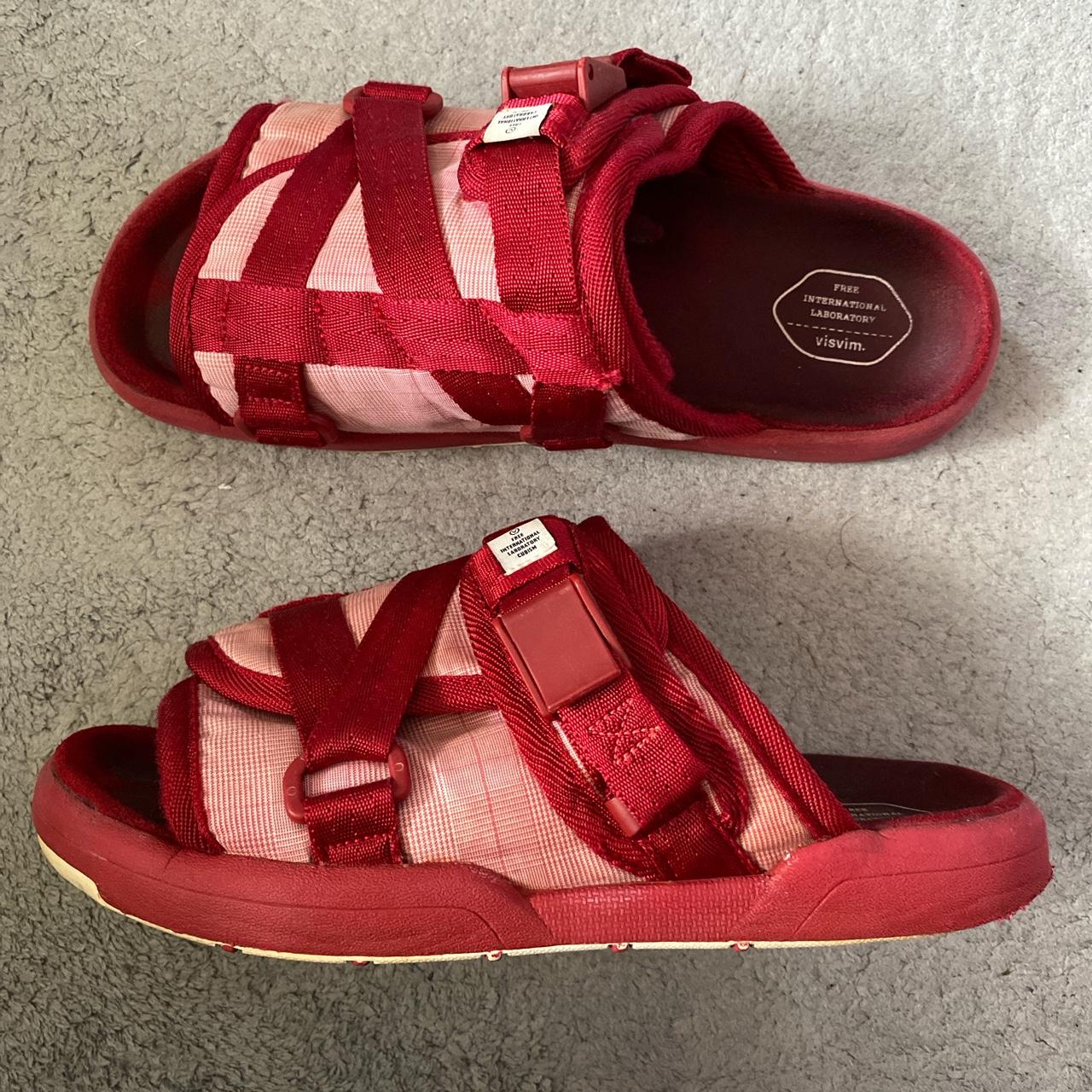 VISVIM christo/ red/ white check/vintage , Size:...