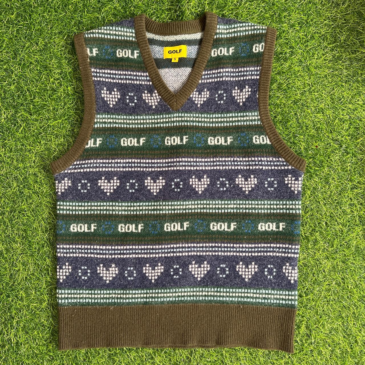 golf wang heart sweater vest from summer 2021 - Depop