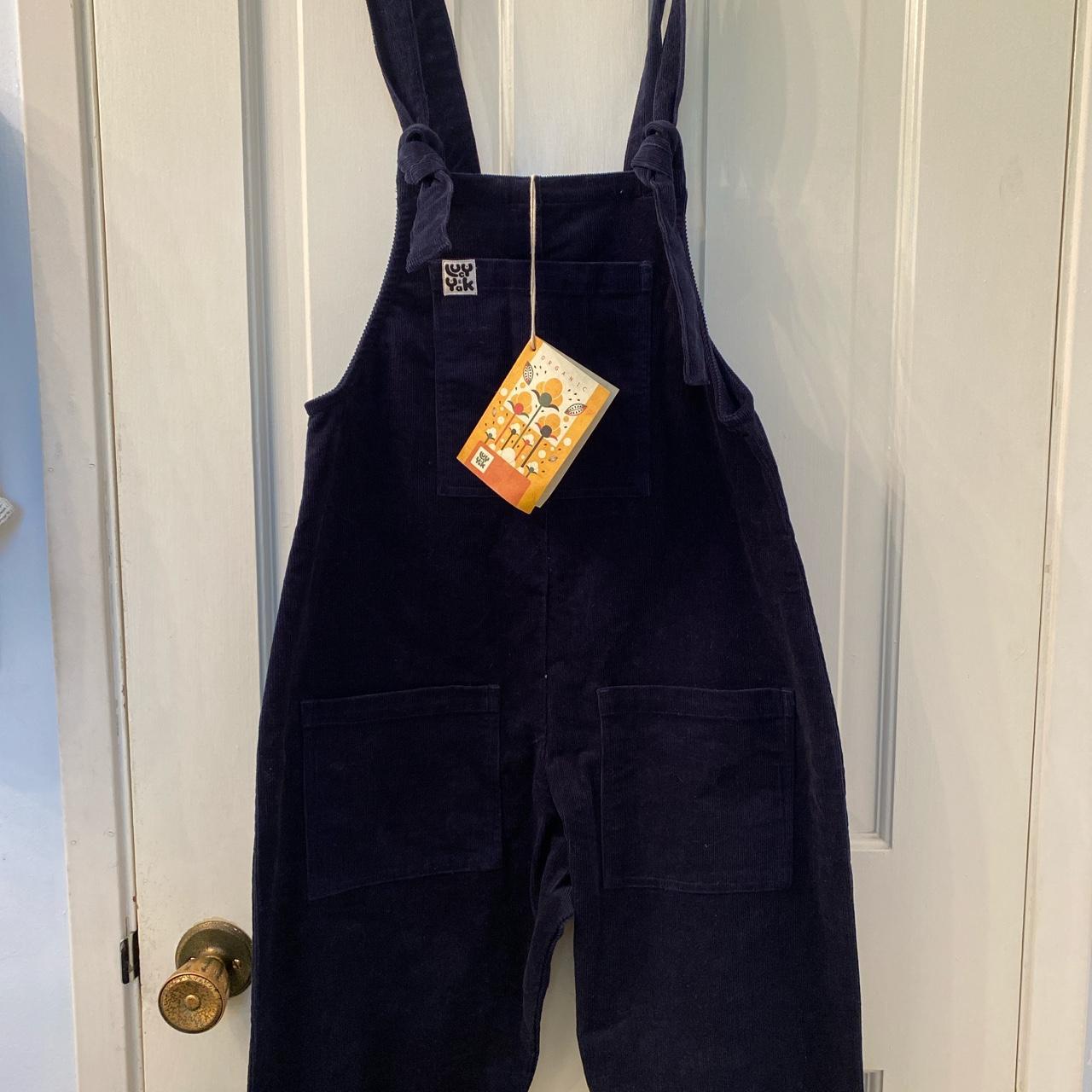 Lucy and Yak Original Dungaree in Sailor Blue... Depop