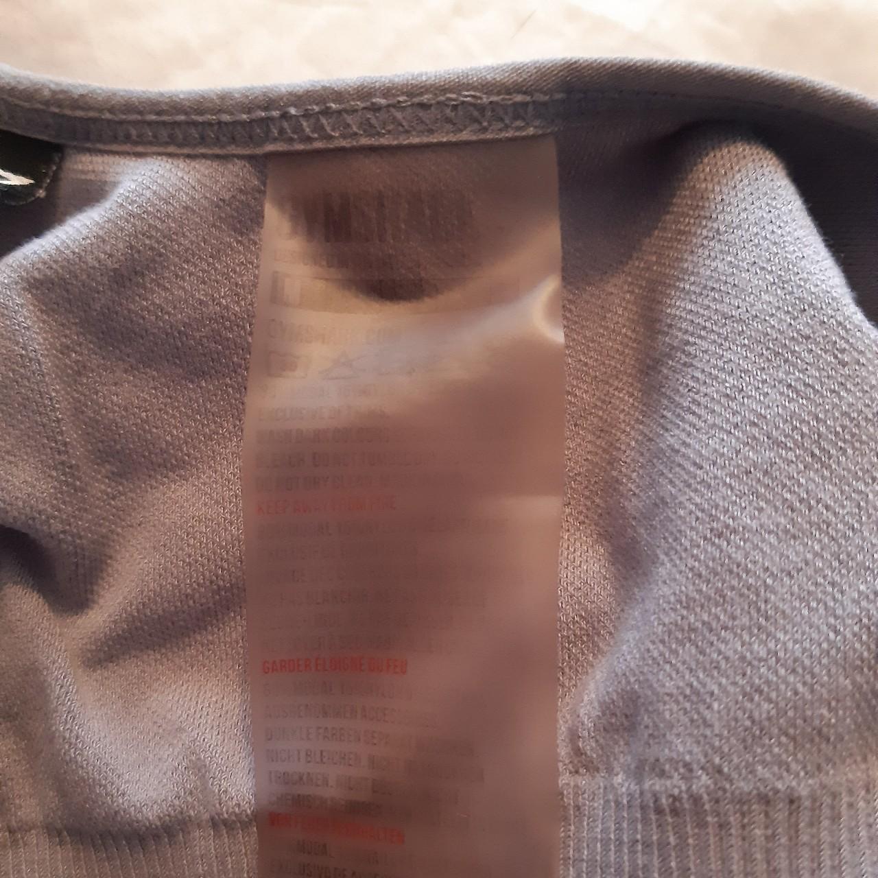 Gymshark Power Down sports bra, Medium, Steel Blue,... Depop