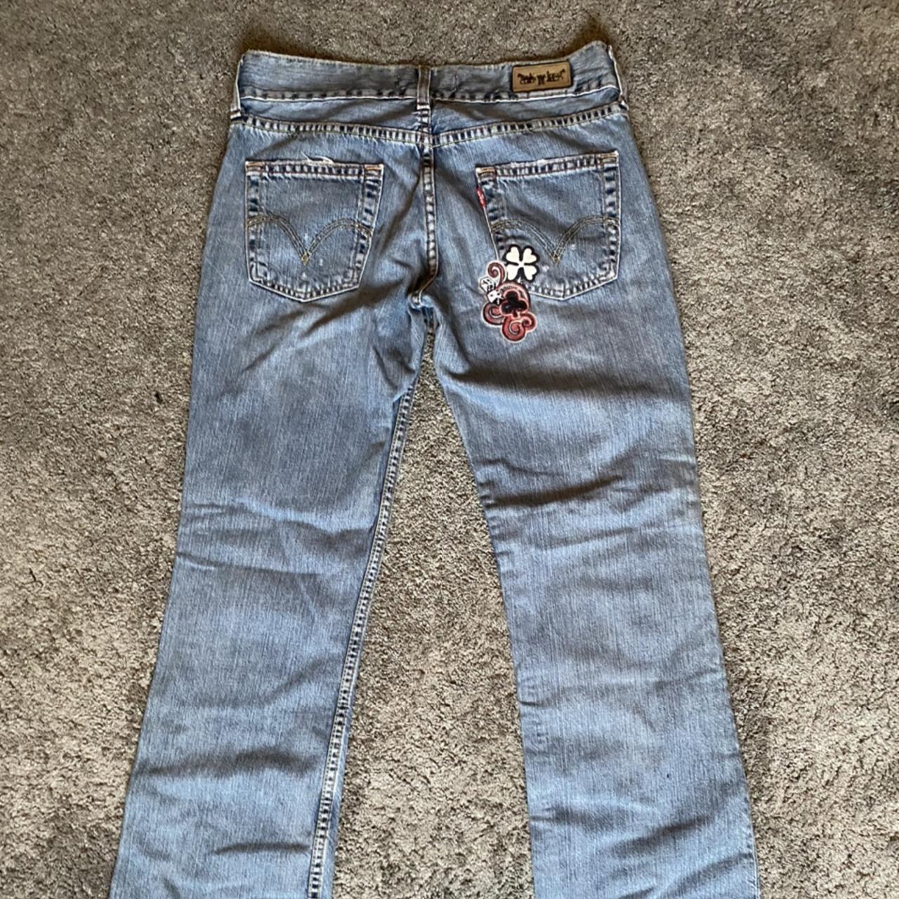 Levi Jeans • Used • **NO BUTTON** • SIZE - The... - Depop