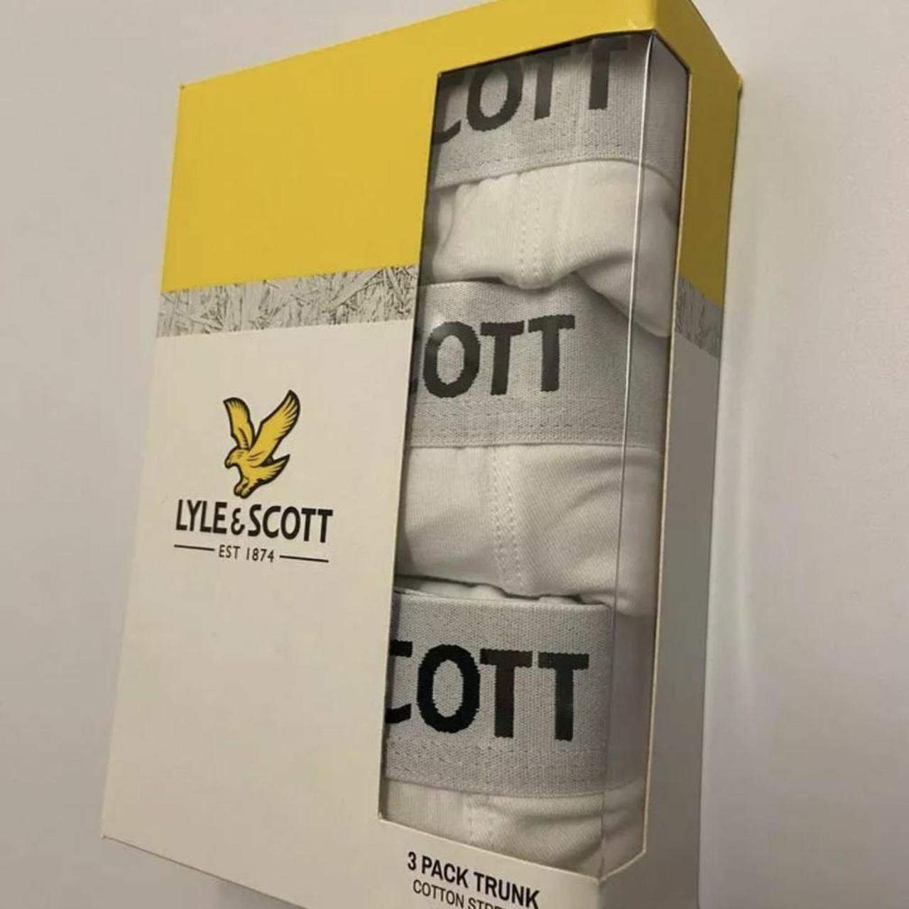 Lyle & Scott Men's White Boxers-and-briefs | Depop