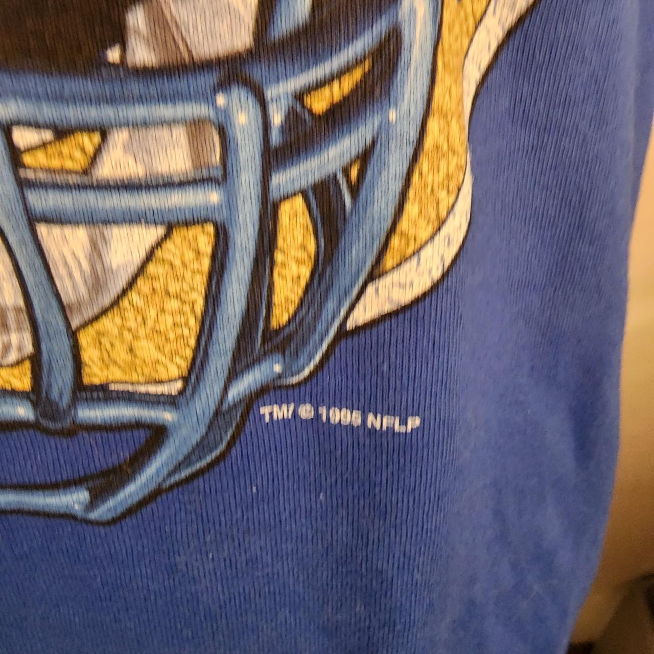 Vintage LA rams t-shirt with stains on the left - Depop