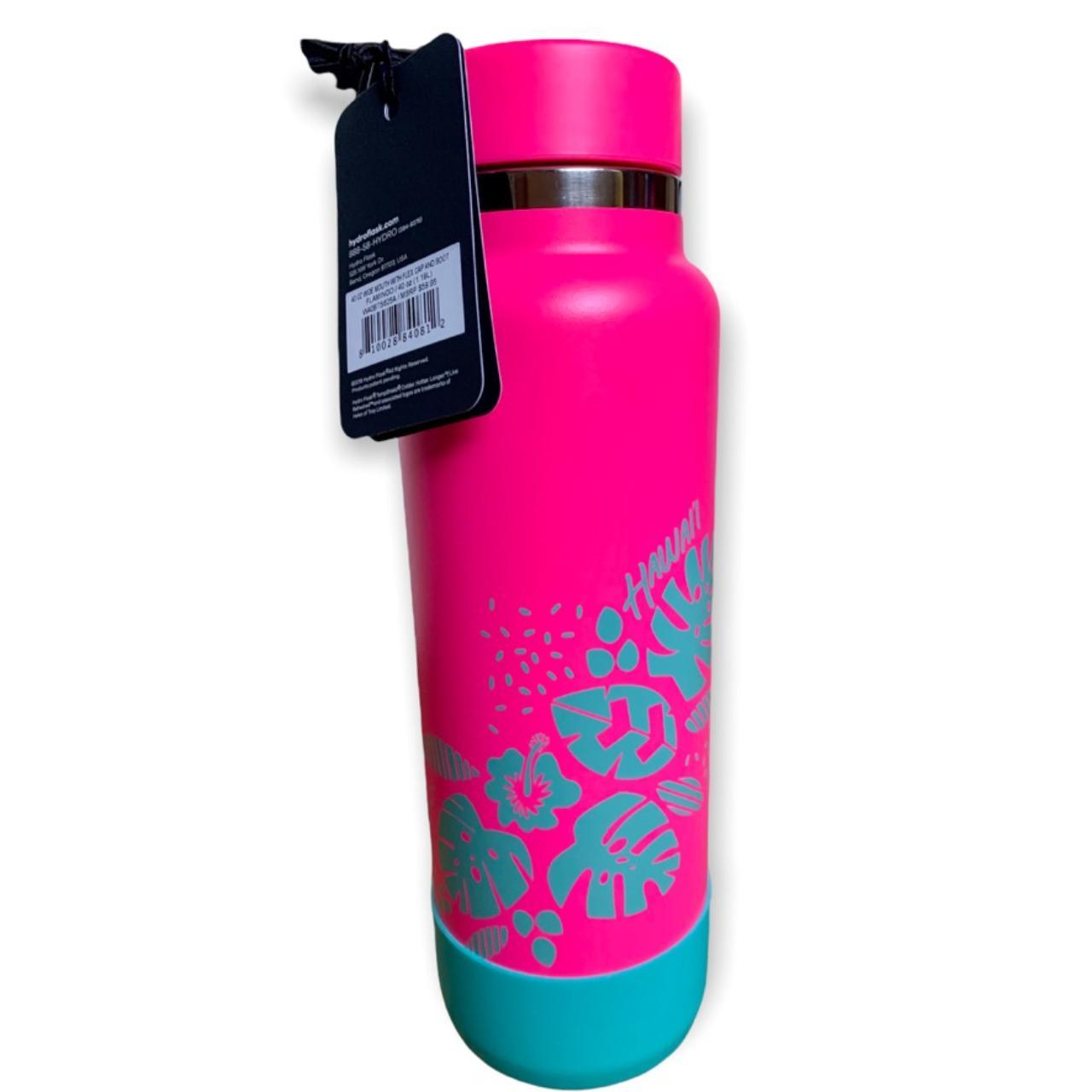 Limited Edition Hawaii Hydro Flask 40oz and Flamingo newest Pink Boot