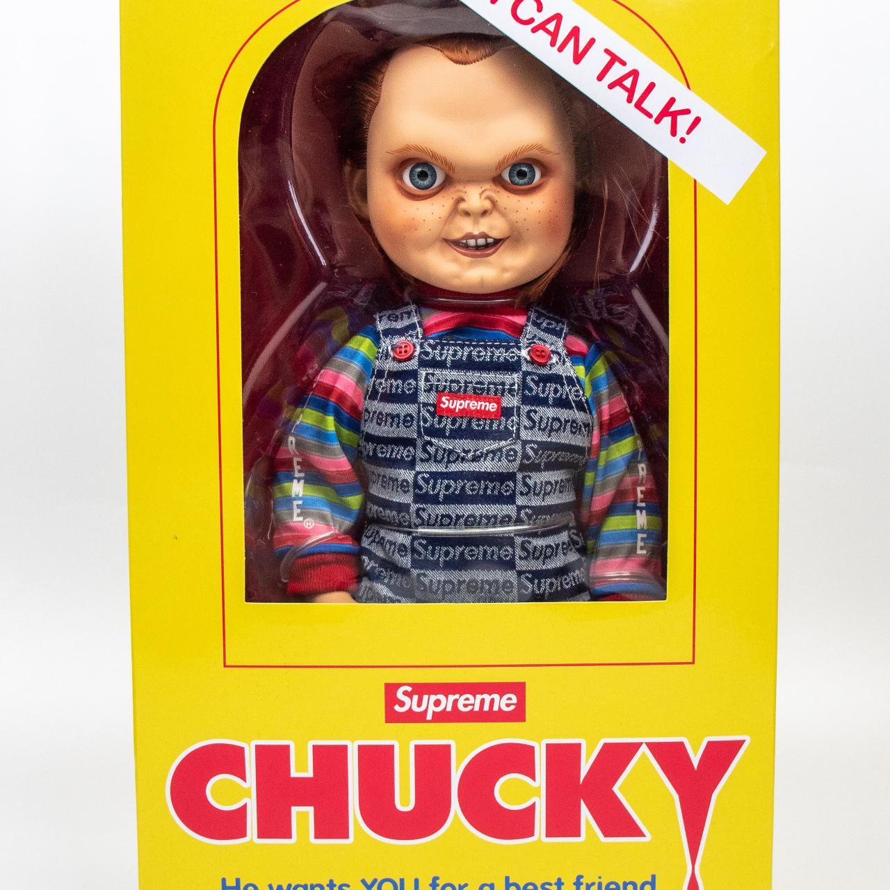🔥SUPREME CHUCKY DOLL🔥 Brand new Supreme Chucky doll... - Depop