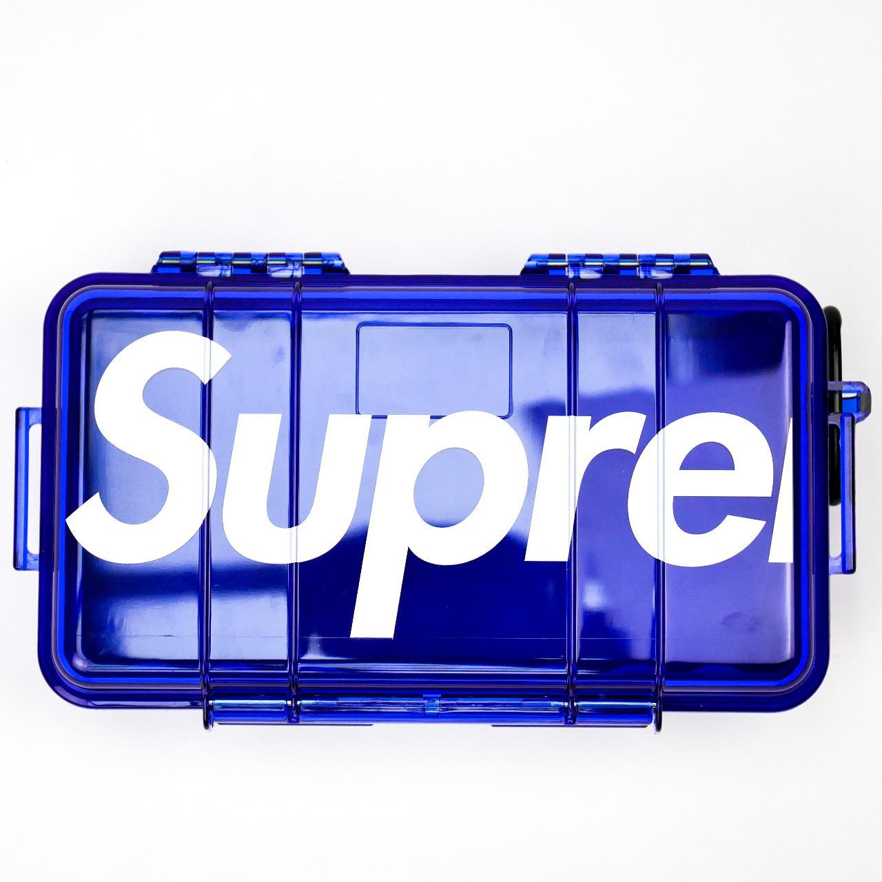 🔥SUPREME PELICAN CASE🔥 Blue Pelican 1060 case from... - Depop