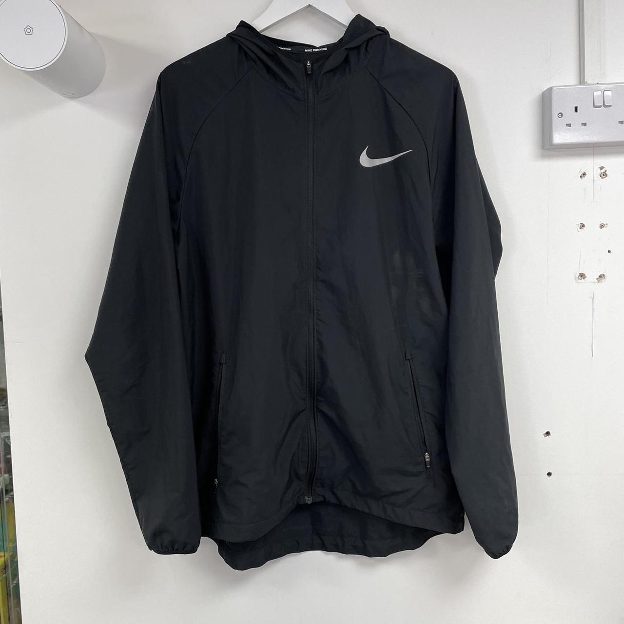 black thin nike jacket