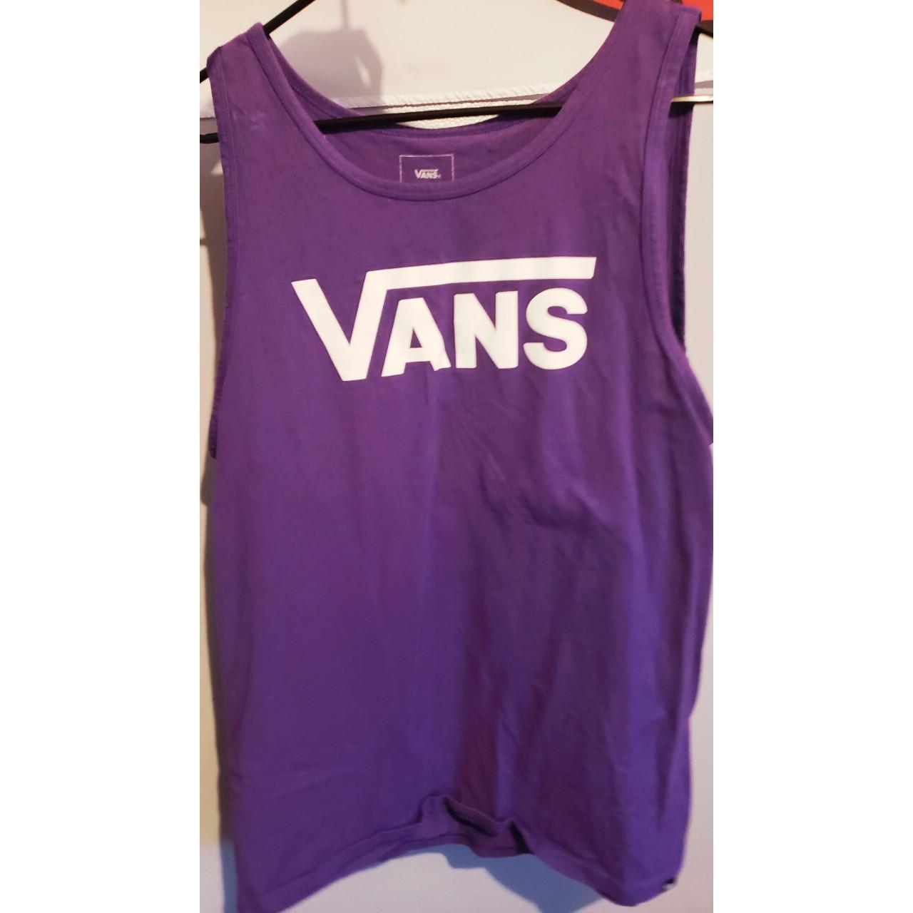 Mens classic fit vans tank top MEDIUM never worn,... Depop