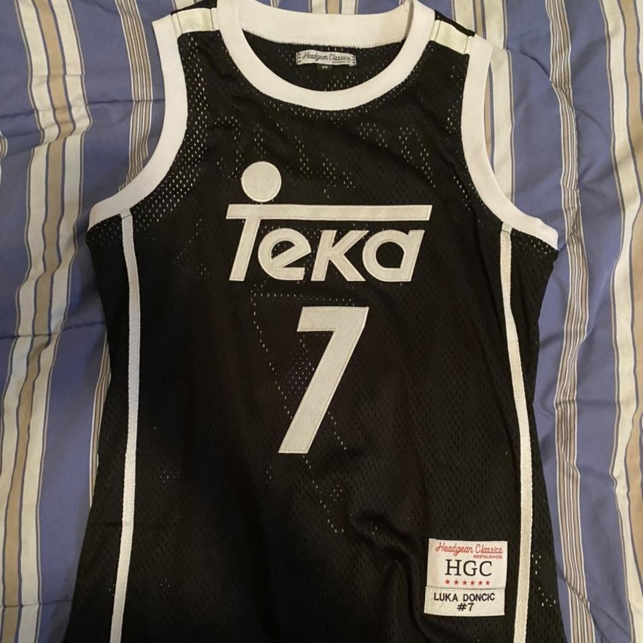 Headgear, Shirts, New Luka Doncic Headgear Classic Real Madrid Teka  Basketball Jersey Size Small