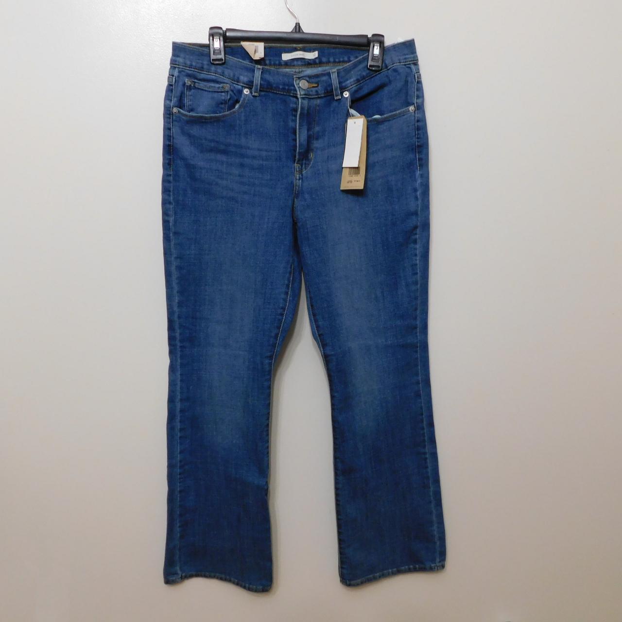 JR46 Levi's Blue Women's Classic Bootcut Monterey... - Depop