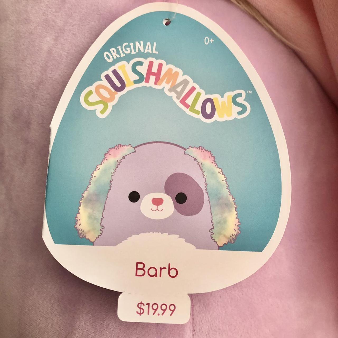 NWT 16” Barb the purple dog squishmallow! She has... - Depop