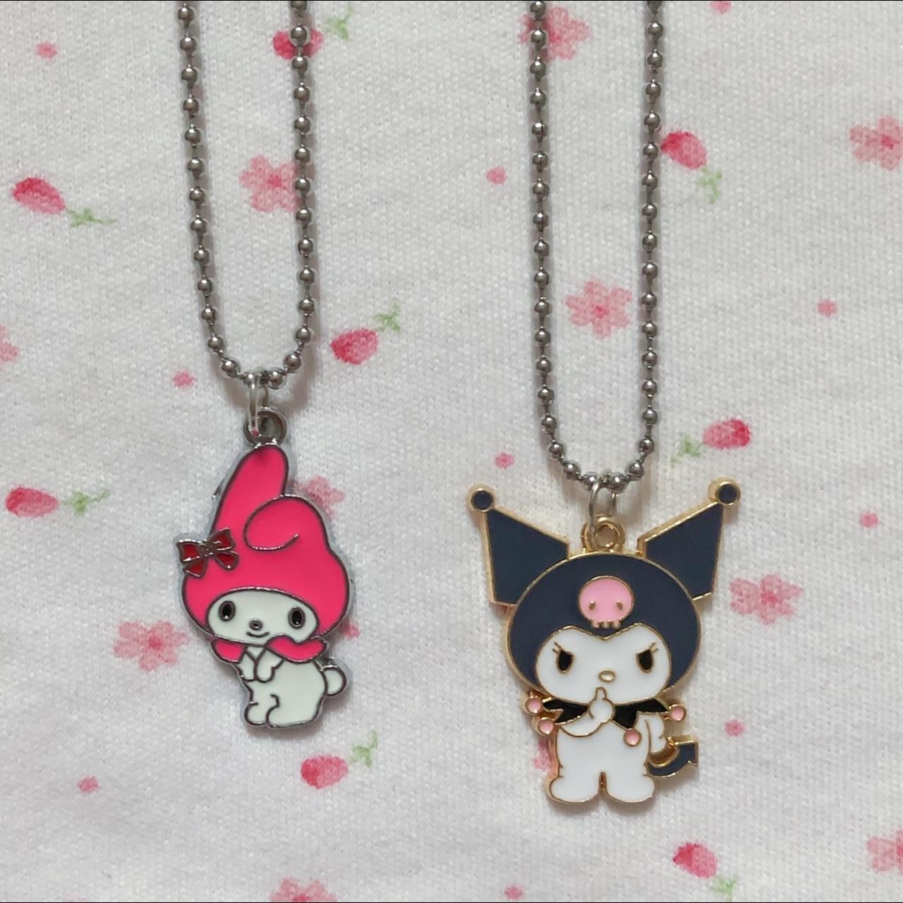 My Melody + Kuromi necklace bundle! Includes 1... - Depop