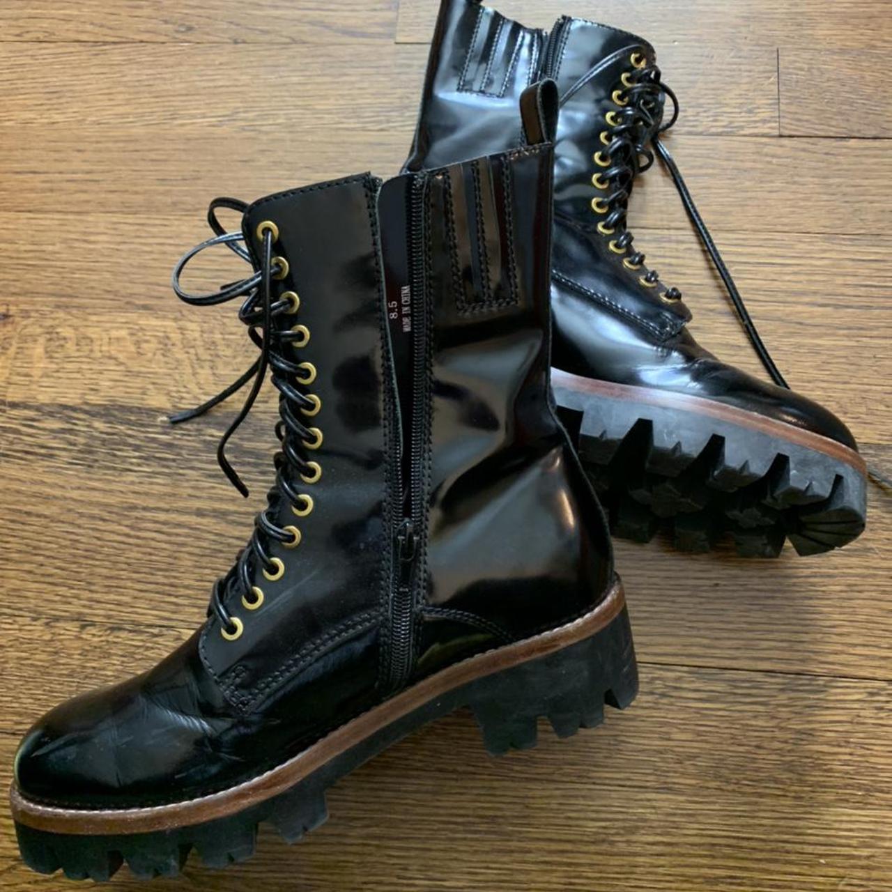 Jeffrey campbell 2025 black combat boots