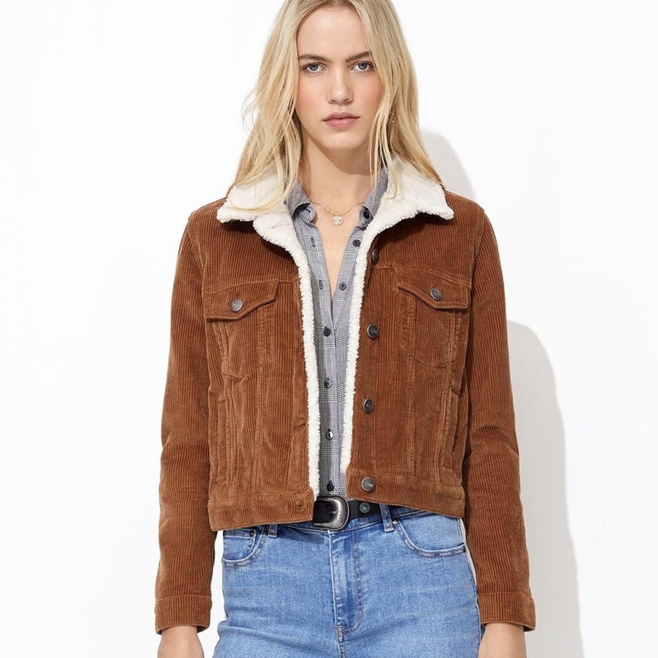 sportsgirl shearling jacket