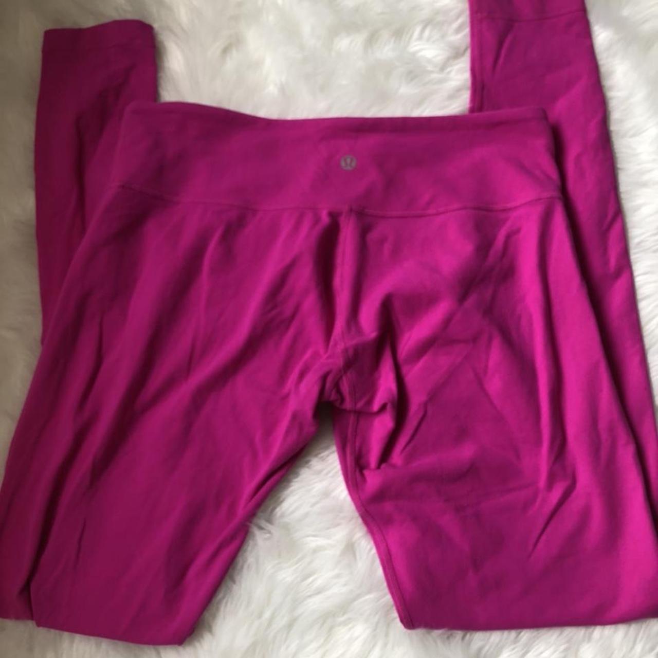 Bright pink? Lululemon Athletica leggings Only used... - Depop