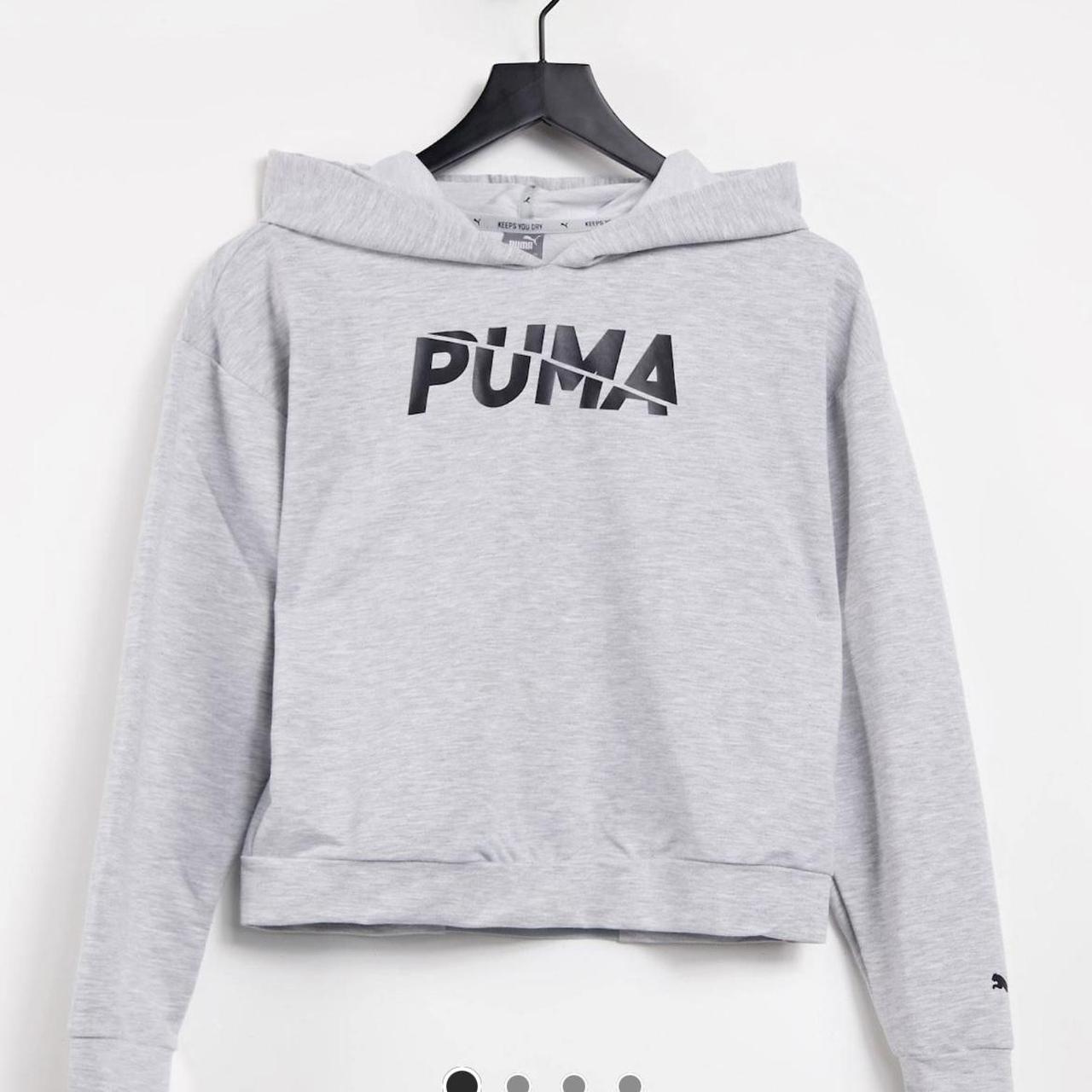 Style/Brand: Puma Training cropped hoodie in - Depop