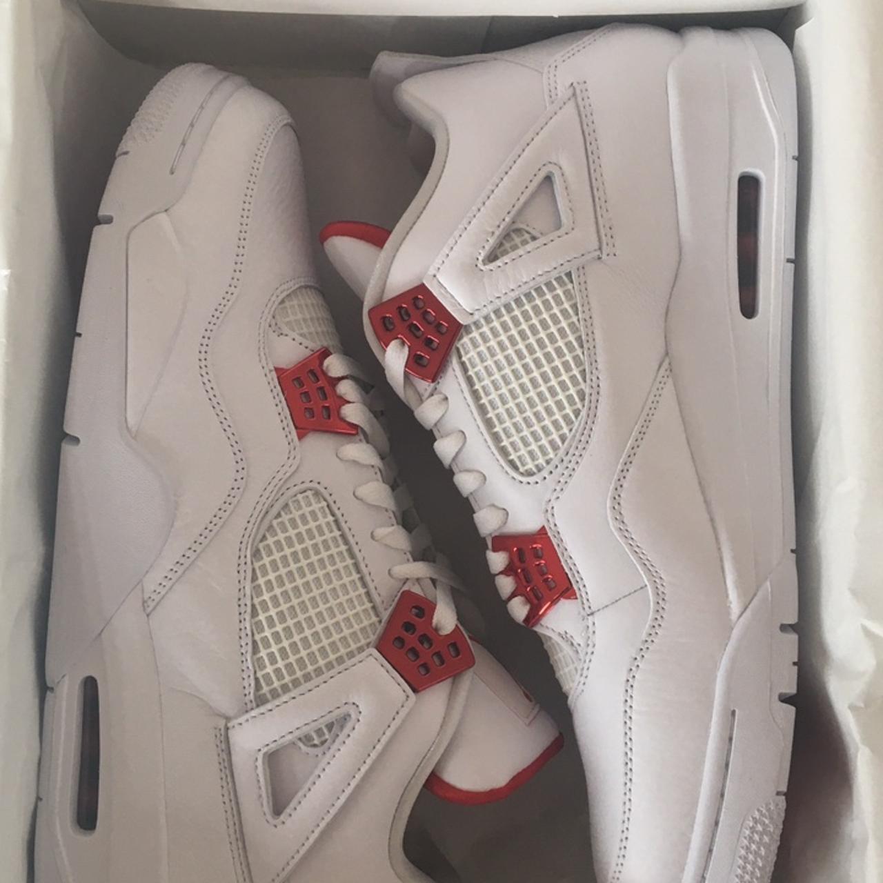 buy jordan 4 metallic red